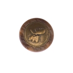 Põdraga, kannaga metallnööp ø19 mm, suurus: 32L