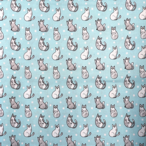 Kiisudega, puuvillane kangas, 110cm, Catnip, Whistler Studios, 50823, Soodushind!