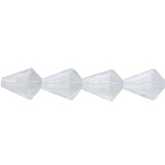 Teardrop-shaped faceted glass beads, 16x12mm