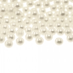Holeless Plastic beads, ø5mm