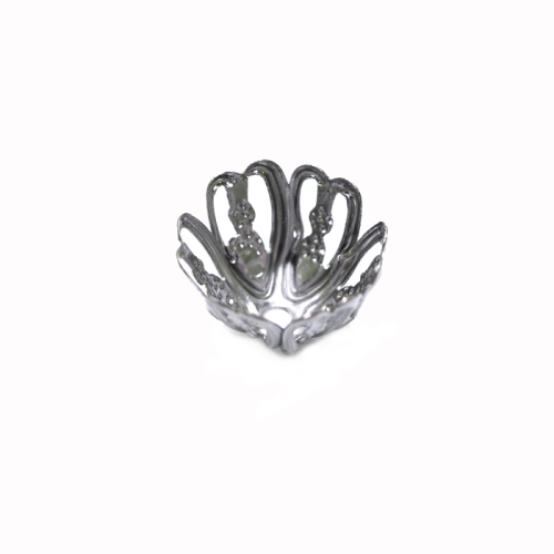 Pitsiline lillekujuline pärlikübar , 11 x 6,5mm