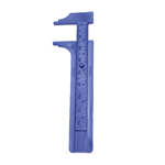 Pärlimõõdik, plastikust kuni 8cm- suuruste esemete mõõtmiseks, Bead Measuring Slide Gauge, Beadalon 222F-002