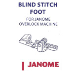 Blind Stitch Foot for Overlock, Sergers, Janome, Elna, Art. 200-203-104