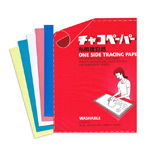 Копировальная бумага для тканей, 5 листов (белый, синий, красный, жолтый, зелёный), 21,5x29мм