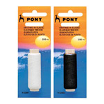 Эластичная нитка резинка для вязания, 200 м, Pony 52401 52402