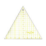 Tollmõõdustikus läbipaistev kolmnurk-joonlaud 60°, 9,2` × 9,2` × 9,2`, SewMate ET608