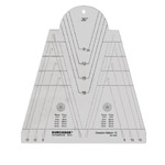 Transparent Dresden Plates Ruler 30° for 12 blades, 26cm × 29cm Duroedge KT-3010