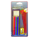Набор из маркировочного карандаша с 16 сменными стержнями-мелками и точилкой, HoechstMass 41006