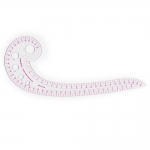 Transparent plastic French Curve Ruler, Comma-shaped ruler, cm, 30,5 cm, 3231