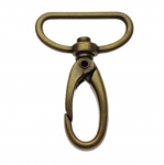 Swivel hook; swivel latch; swivel ring; snap hook, key clasp, Twist Base, 44 mm for lace 25 mm