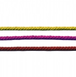 Decorative cotton cord - 3 strands, ø 6 mm, BS-6