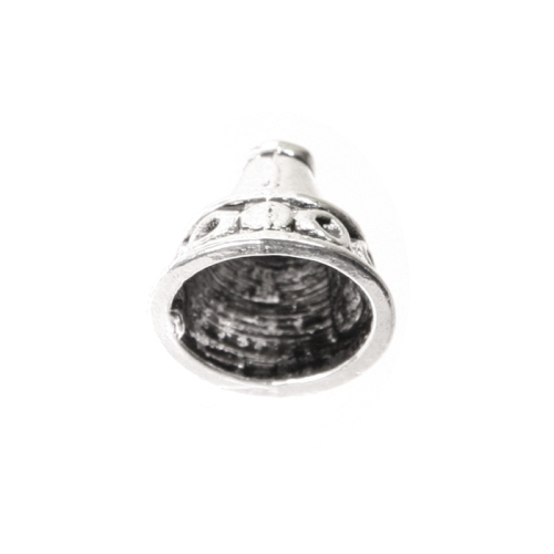 Koonusekujuline, reljeefse mustriga pärlikübar, Bead Cup, 13 x 12mm