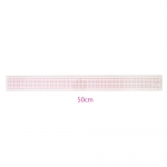 Transparent Thin Plastic metric Ruler 5cm x 50cm, C-Thru M-111