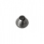 Metal stud, stitch-fastened decorative rivet 11 x 9 mm