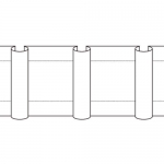 Curtain Tape 25 mm, F4/Z-150 