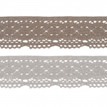 Kootud polüesterpits laiusega 5,5cm Art.D854