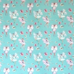 Baleriin-liblikatega, veniv, puuvillane kangas, Megan Blue Fabrics 007542, 150cm/190g