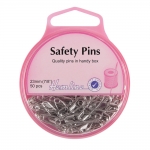 Steel Safety Pins, 23mm, 50pcs, HemLine 410.00