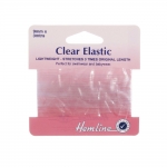 Colourless transculent elastic band framilon, clear elastic, 9 mm, 3m, Hemline 686.9