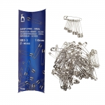 Steel Safety Pins; 144pcs, 27-44mm, Pony 85408
