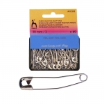 Curved Quilting Safety Pins; 60pc, 38mm, Pony 85303