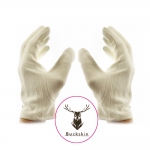 Thin natural buckskin gloves, goldsmith gloves, size M, KL1279