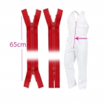 Closed end two-way plastic zippers, Coats Opti 6mm, 65cm