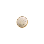 Krobelise, kivilaadse keskosaga, kuldse äärega, kannaga nööp 16mm, 26L