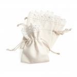 Cotton bag, ivory color, 10x14 cm, B2142IV
