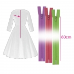 Spiraalivetoketju, umpivetoketju 4mm, S40, 60cm 