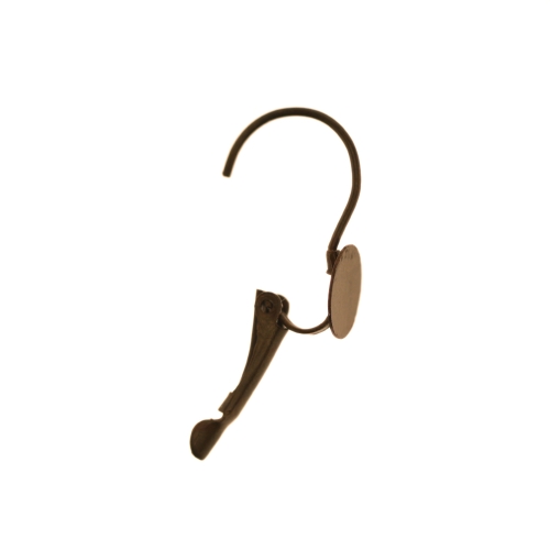 Kõrvarõnga konksud medaljoni osaga; 2tk, 21 x 8mm