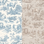 Upholstery Fabric, Thevenon, Art. 21616, Quatre Saisons