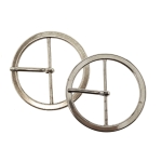 Metal buckle, ø60 mm for belt width 50 mm