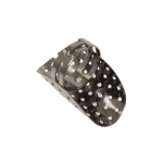 Sõrmusetoorik kumera sõelataolise kettaga / Perforated Oval Finger Ring Base / 35 x 19mm