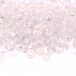 Mix of round transparent glass beads, 6-7mm, 50/100g pack