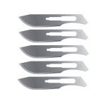 Replacement Curved Surgical Blades, 5 pcs, No.21