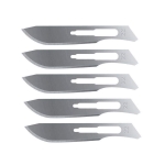 Replacement Curved Surgical Blades, 5 pcs, No.22