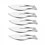 Replacement Curved Surgical Blades, 5 pcs, No.24