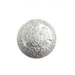 Reljeefse vapimustriga, kannaga metallnööp, 19mm, 30L