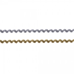 Metallic Ric Rac Ribbon 6 mm, 841511117