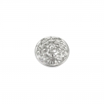 Reljeefse ornamendimustriga, kumer, kannaga metallnööp, 18mm, 28L