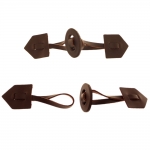 Suur kunstnahast kinnitusdetail, 4x20cm