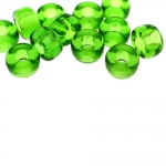 Cylinder-shaped glass beads with 7mm hole, 17x11mm