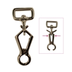 Карабин длинои 62 x 24мм для ремня макс 15мм