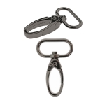Swivel hook; swivel latch; swivel ring; snap hook, key clasp, Twist Base, 48 x 32mm for band 20 (-25) mm