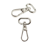Strong Swivel hook; swivel latch; swivel ring; snap hook, key clasp, Twist Base, 50 x 28 mm for band 15 (-20) mm