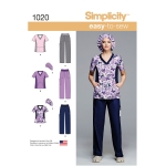 Naiste pluss mõõdus rõivad, Simplicity Pattern #1020
