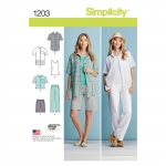 Women`s Sportswear Pattern, Simplicity Pattern #1203