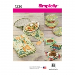Casserole Carriers, Gifting Baskets and Bowl Covers, Sizes: OS (ONE SIZE), Simplicity Pattern #1236