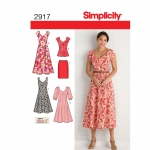 Naiste ja pluss-suuruses kleidid, Simplicity Pattern #2917